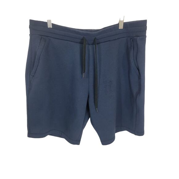 32 Degrees Cool Navy Blue Drawstring Stretch Performance Shorts Men's Size XL - Picture 1 of 12